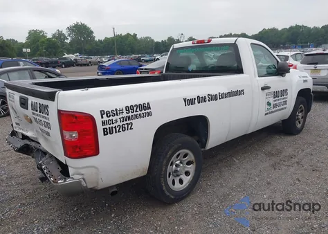 2012 Chevrolet Silverado 1500 Work Truck из США, поврежденный, VIN 1GCNCPEX4CZ314018